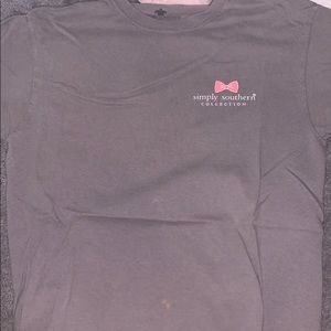 Grey simply southern shirt